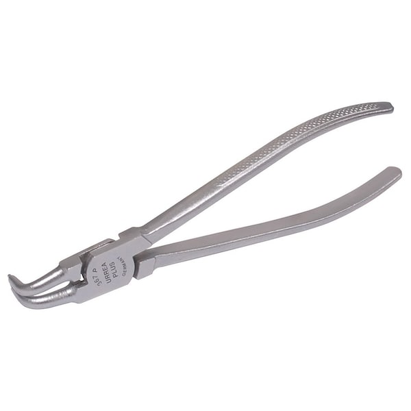 90 Degree angle, for installing interior retaining rings